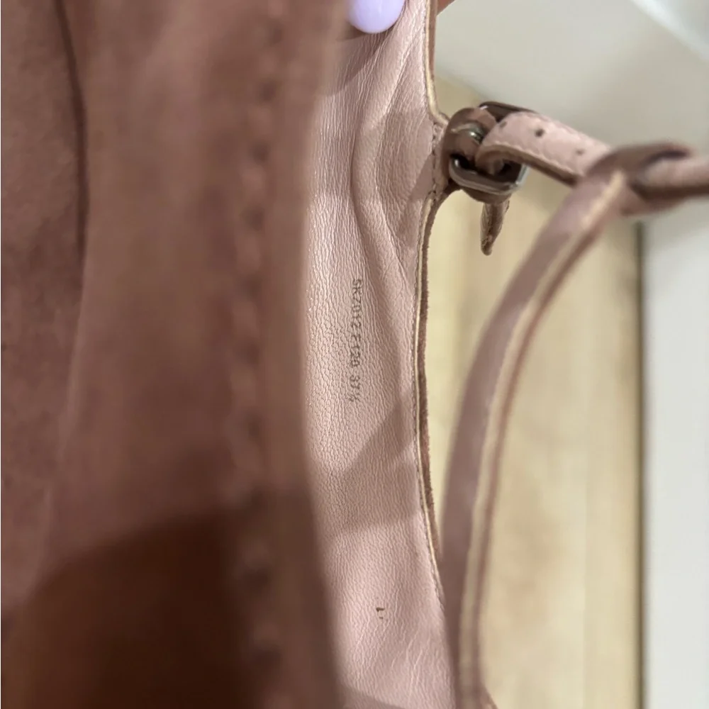Miu Miu pink suede Wedge Shoes